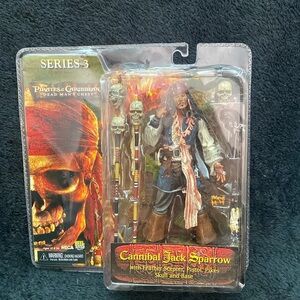 RARE NECA Pirates Of The Caribbean Series 3
CANNIBAL JACK SPARROW Action
Figure
